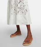 Tory Burch Thong leather espadrilles