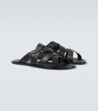 Manolo Blahnik Marvin leather sandals