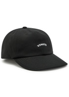 Vowels Logo-embroidered Cotton cap - Black - One Size