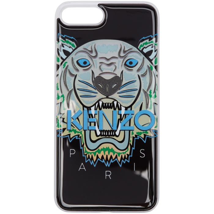 Photo: Kenzo Black and Blue Limited Edition Northern Lights Tiger iPhone 7 Plus Case