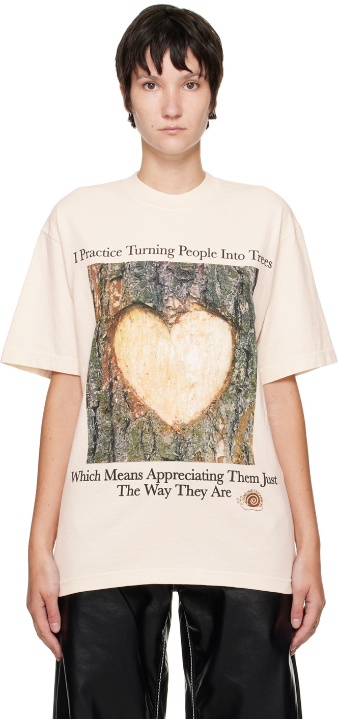 Online Ceramics Off-White Tree Heart T-Shirt Online Ceramics