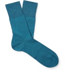 FALKE - Airport Merino Wool-Blend Socks - Blue