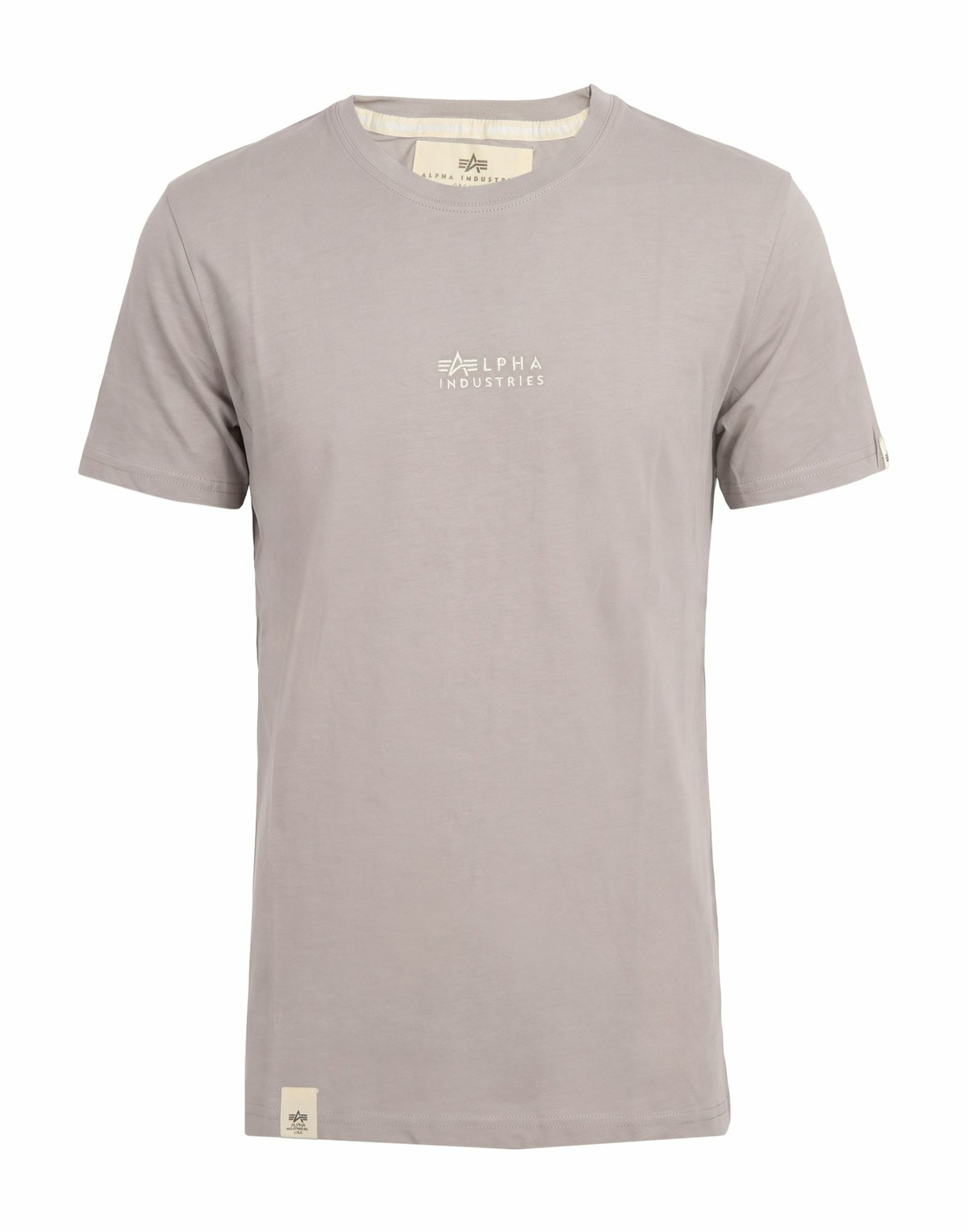 Alpha Industries Mens T-shirt Light in Grey