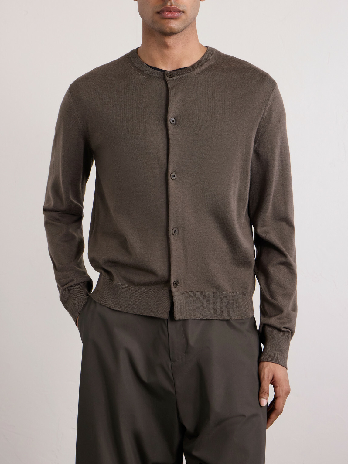 Amomento - Wool Cardigan - Brown