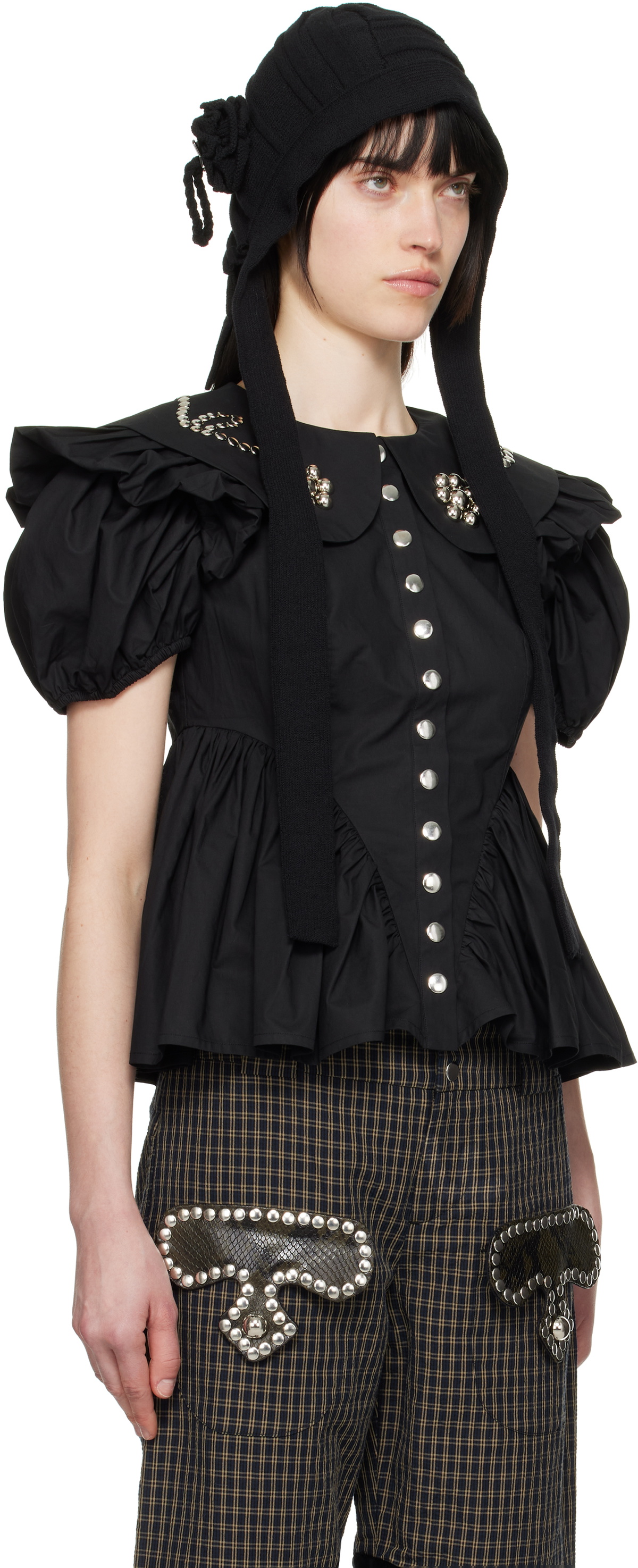 Chopova Lowena Black Lasso Blouse Chopova Lowena