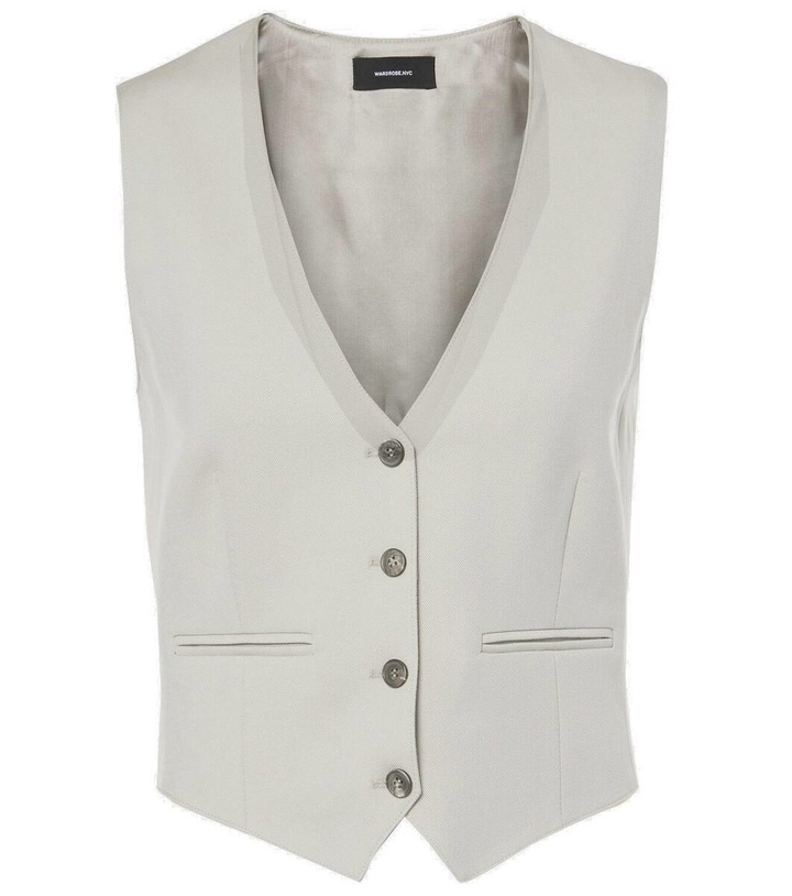 Photo: Wardrobe.NYC Virgin wool waistcoat