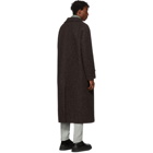 Jil Sander Brown Thompson Double-Breasted Overcoat