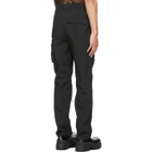 Blackmerle SSENSE Exclusive Black Zippered Vent Trousers