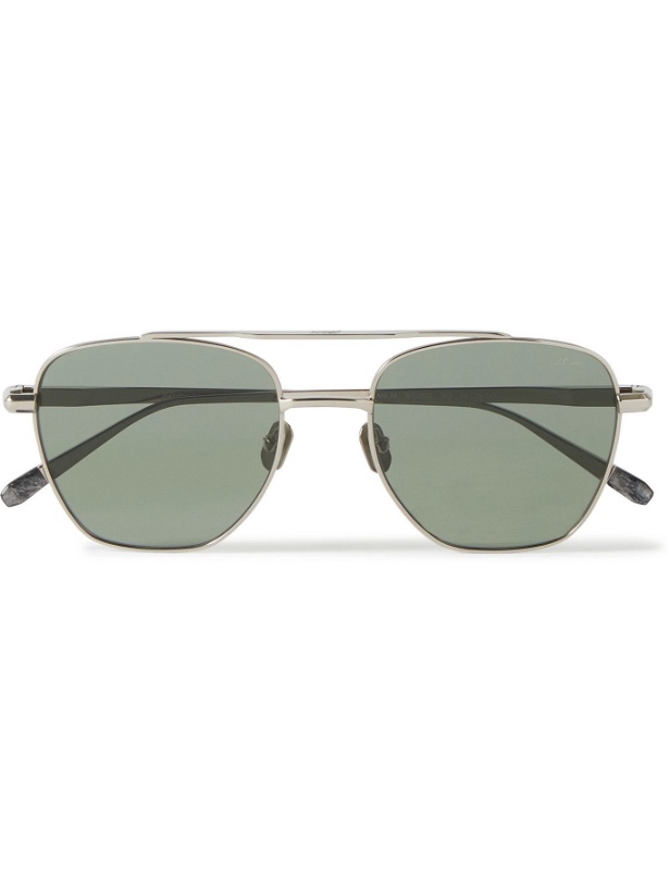 Photo: BRIONI - Aviator-Style Titanium Sunglasses