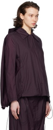 JOHANNA PARV Purple Hood Jacket