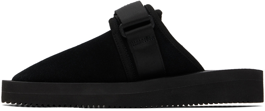 Suicoke Black ZAVO-VS Slippers