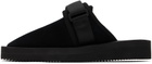 Suicoke Black ZAVO-VS Slippers