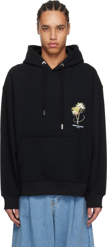 Photo: WOOYOUNGMI Black Palm Tree Hoodie