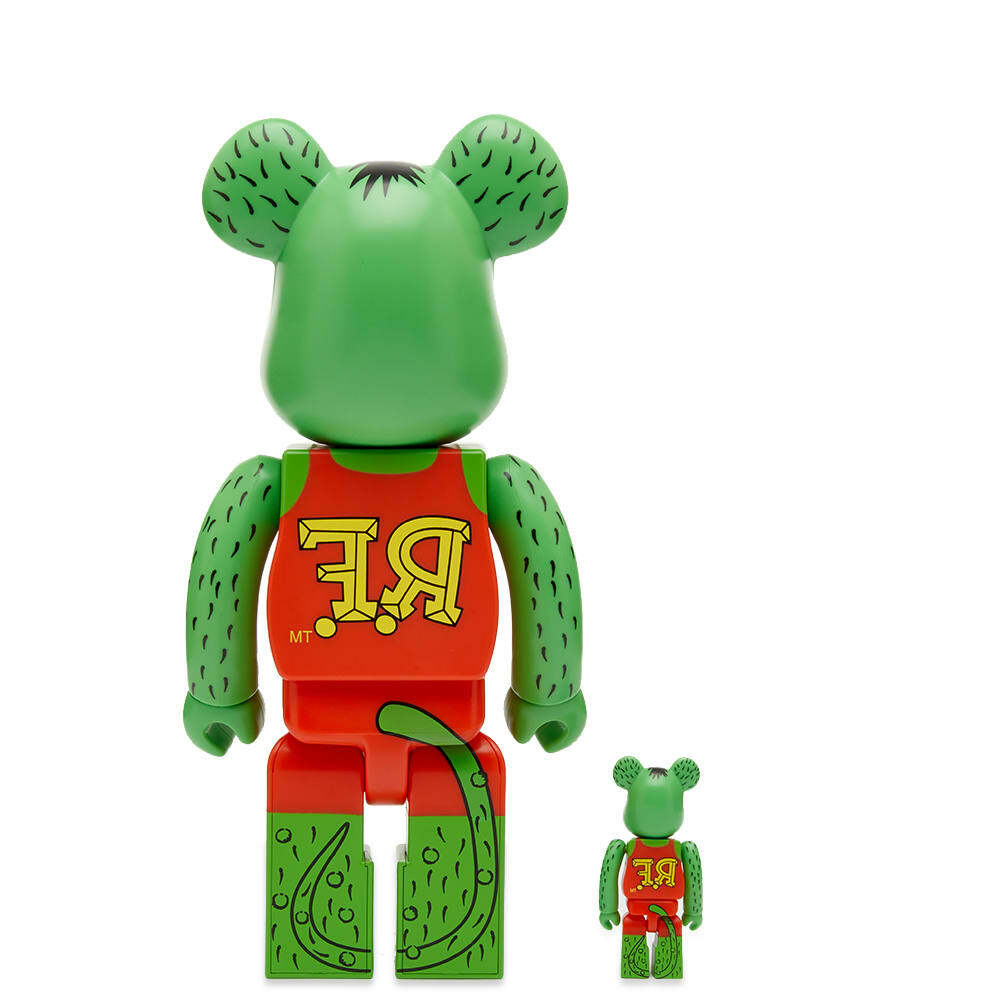 Medicom Rat Fink Be@rbrick in Green 100%/400% Medicom