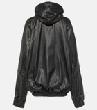 Balenciaga 3B Sports Icon leather track jacket