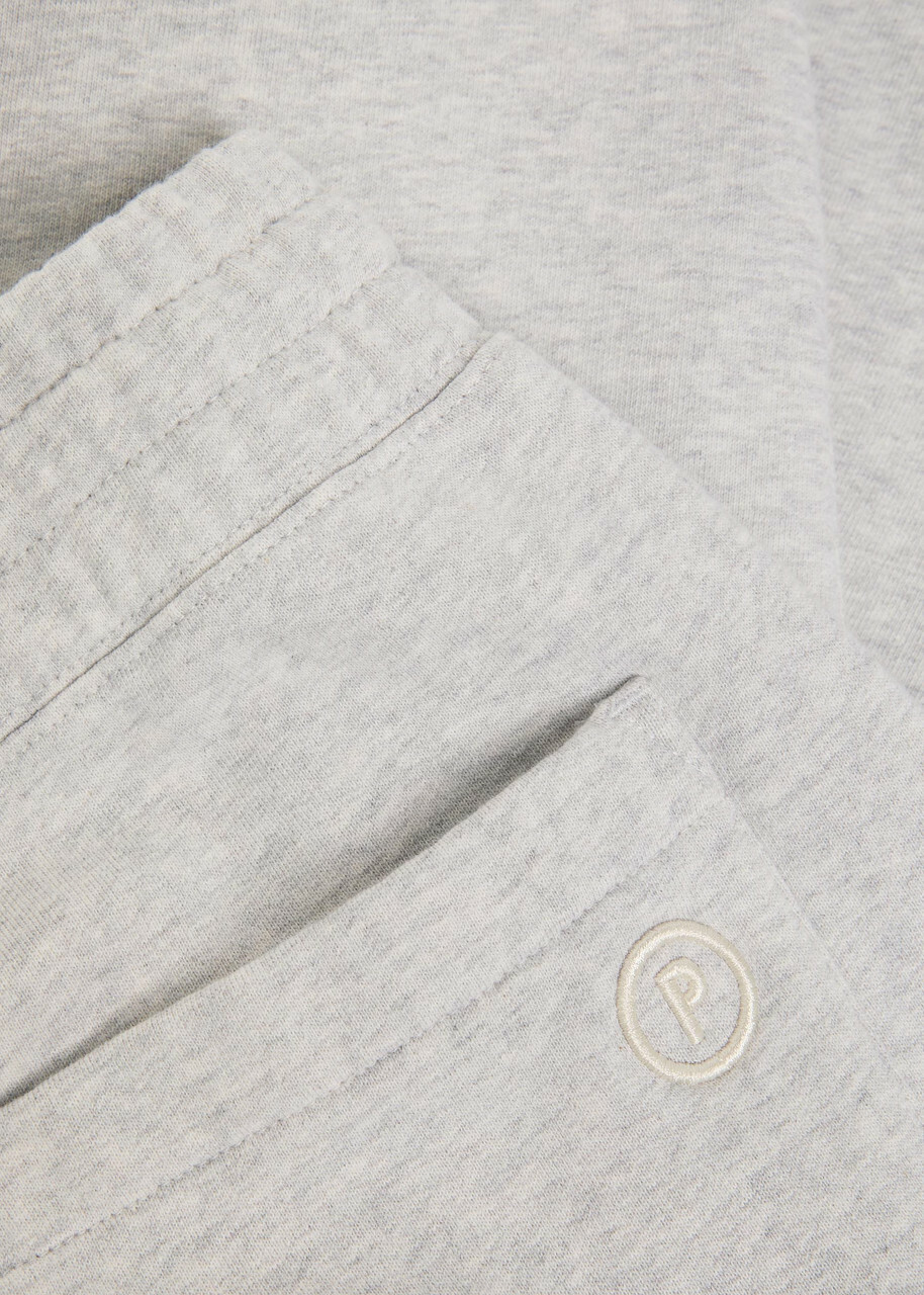 Picante Everyday Wide-leg Cotton Sweatpants Grey