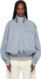 Rier Gray Cotton Suit Avio Suit Windbreaker