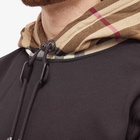 Burberry Men's Samuel Check Hood Hoody in Black