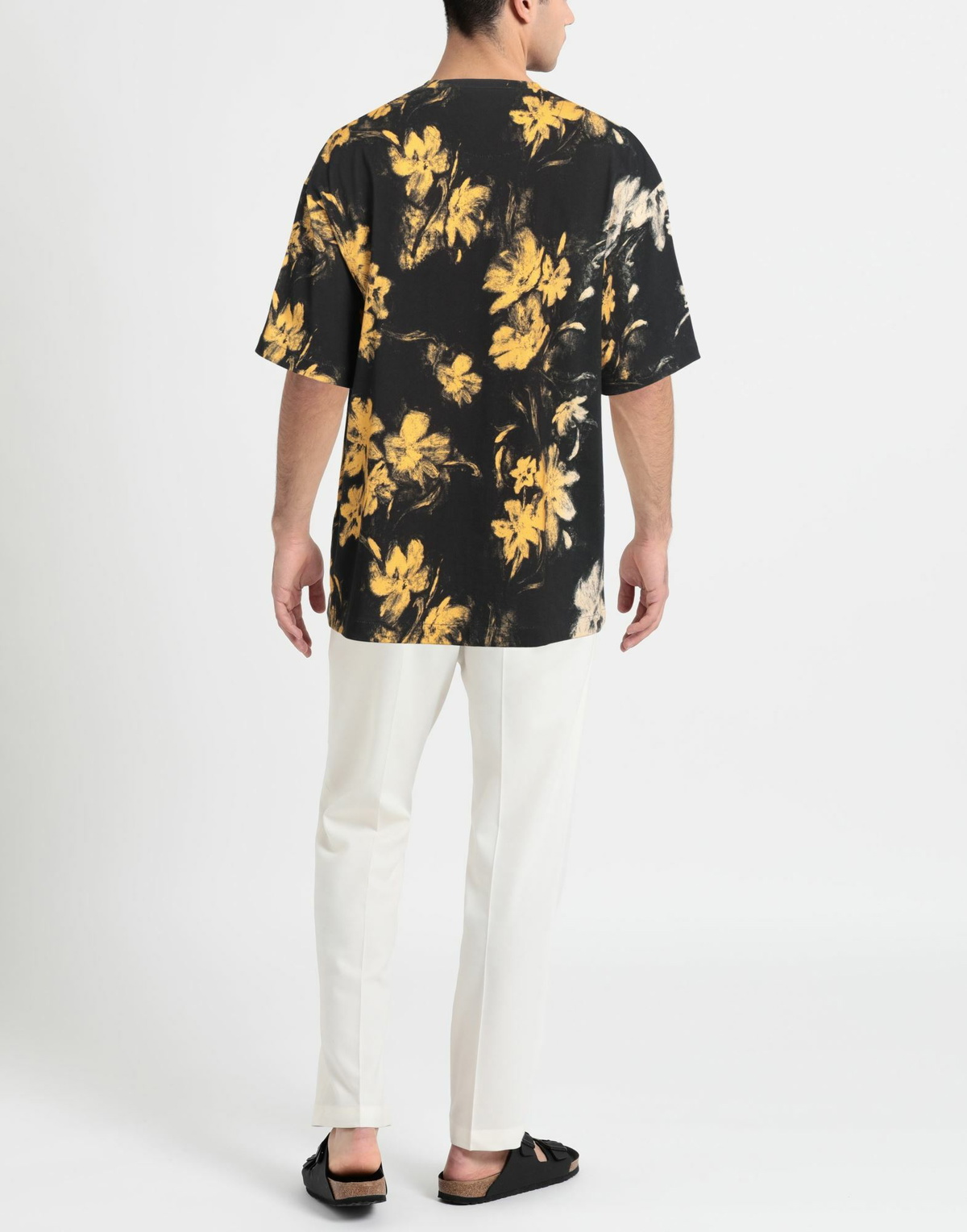 Jil Sander Mens T-shirt in Black