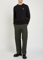 Belstaff Logo-appliquéd Cotton Sweatshirt Black