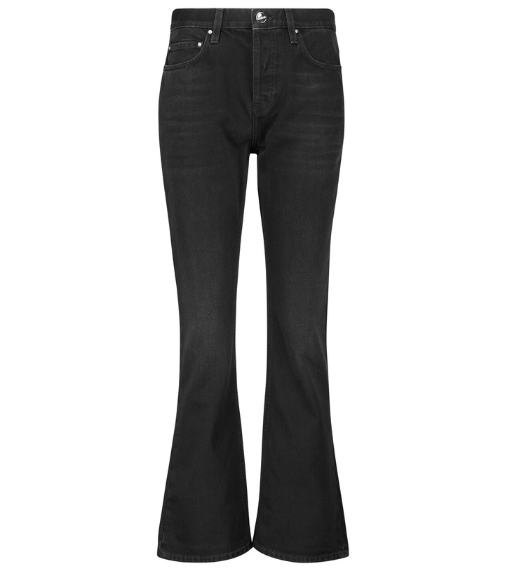 Photo: Toteme - Mid-rise flared cropped jeans