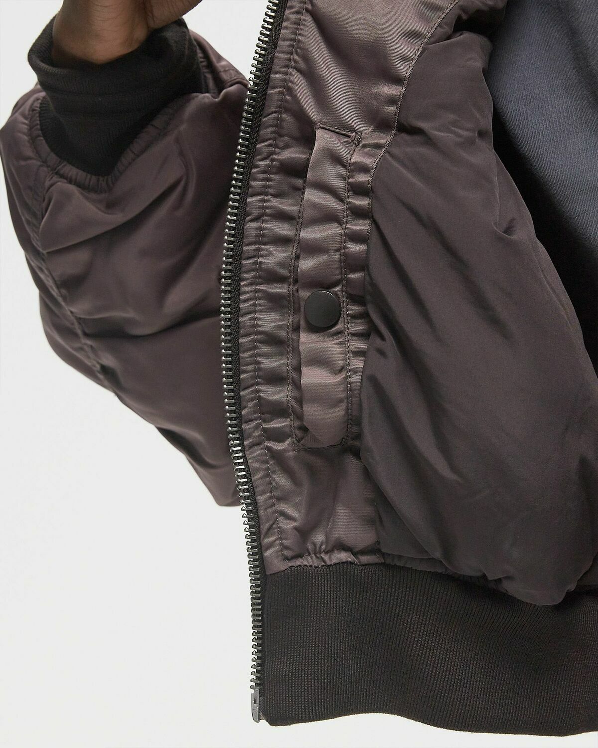 ØLÅF RETRO LOGO BOMBER JACKET Brown Women