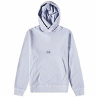 C.P. Company Men's Central Logo Popover Hoody in Cosmic Sky