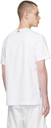 Thom Browne White Tennis-Tail T-Shirt