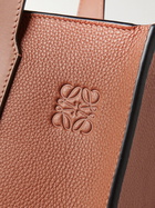 Loewe - Logo-Debossed Full-Grain Leather Tote Bag