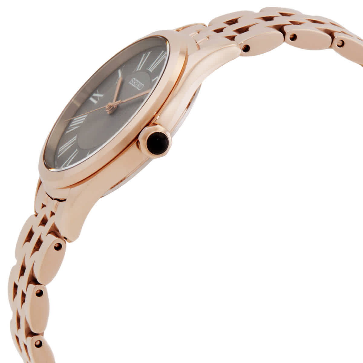 Seiko Classic Quartz Grey Dial Ladies Watch SUR614P1