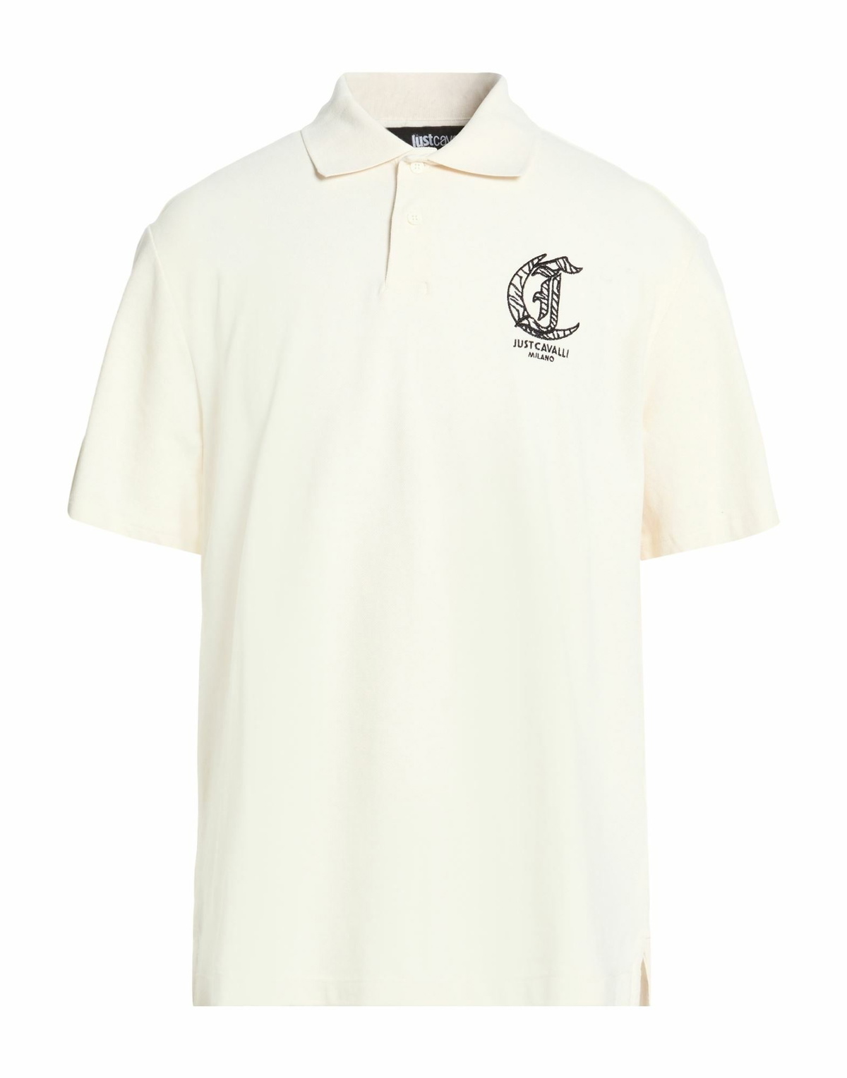 Just Cavalli Mens Polo shirt Cream
