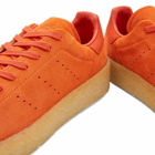 Adidas Men's Stan Smith Crepe Sneakers in Craft Orange/Preloved Red