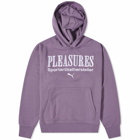 Puma Men's x Pleasures Graphic Hoodie in Purple Charcoal
