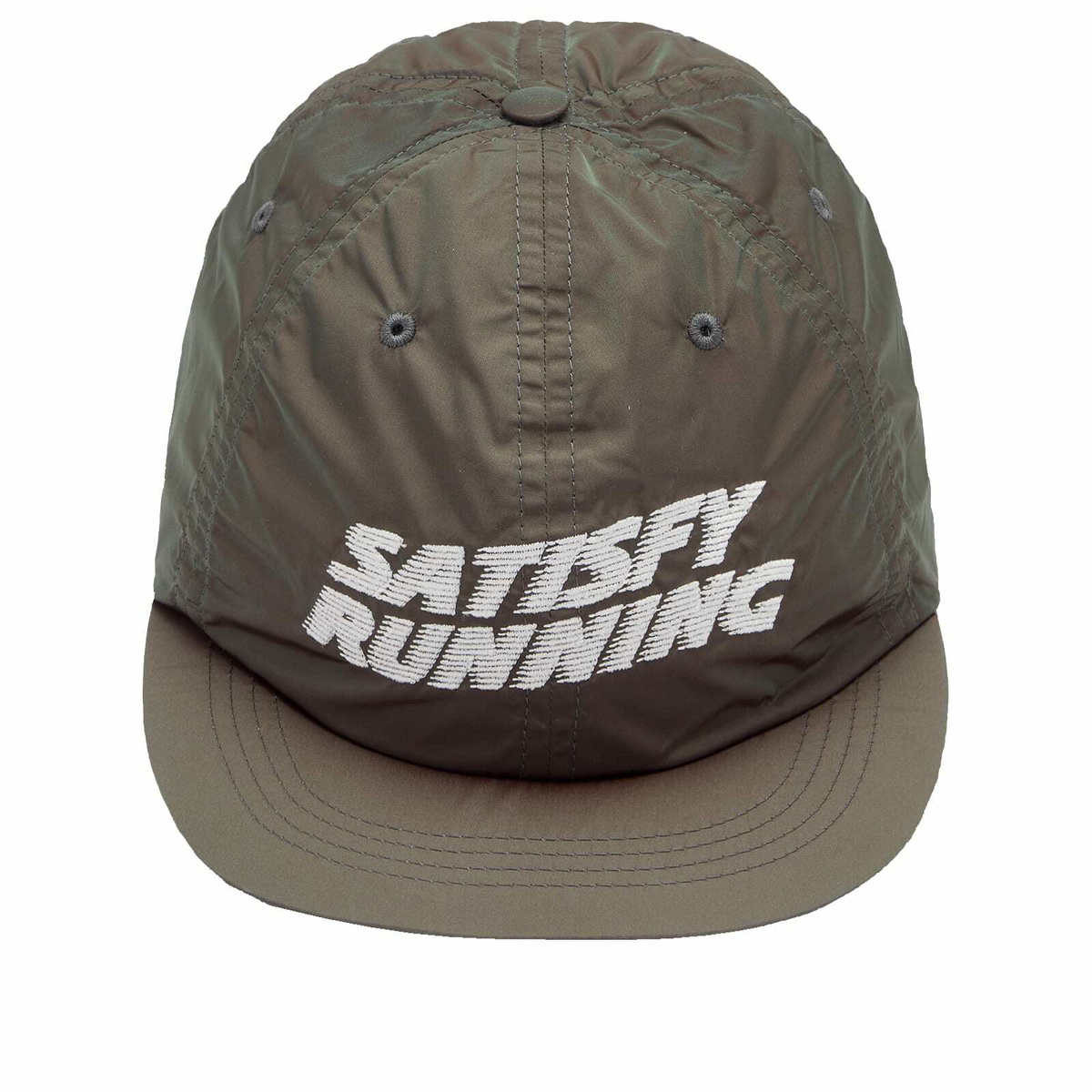 Satisfy Men's FliteSilk™ Wave Running Cap in Khaki Green Satisfy