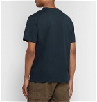 New Balance - Engineered Garments Logo-Print Cotton-Jersey T-Shirt - Blue