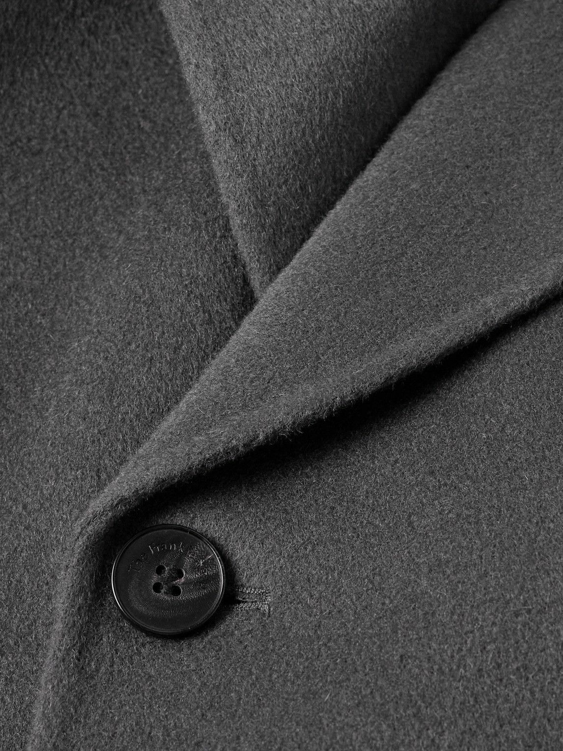 The Frankie Shop - Paxton Wool-Blend Felt Coat - Gray