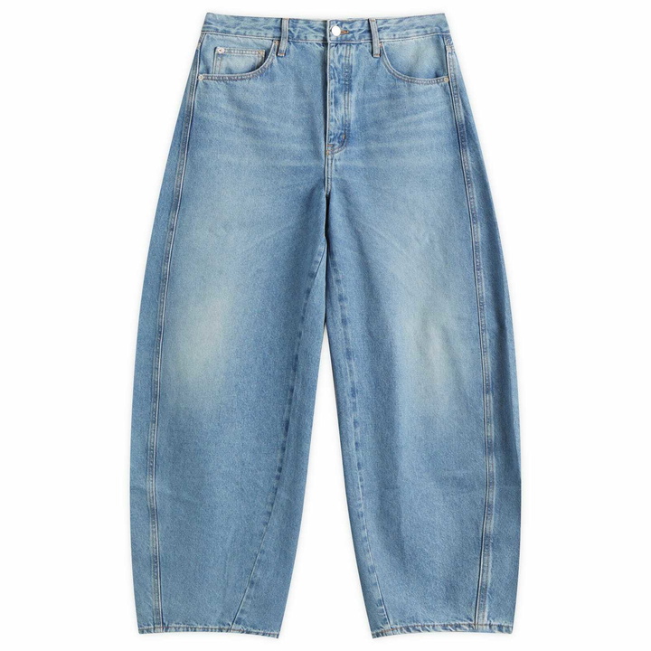 Photo: ST. Agni Women's Mid Rise Balloon Jeans in 90S Blue
