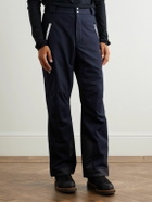 Brunello Cucinelli - Straight-Leg Padded Shell-Trimmed Wool-Felt Ski Pants - Blue