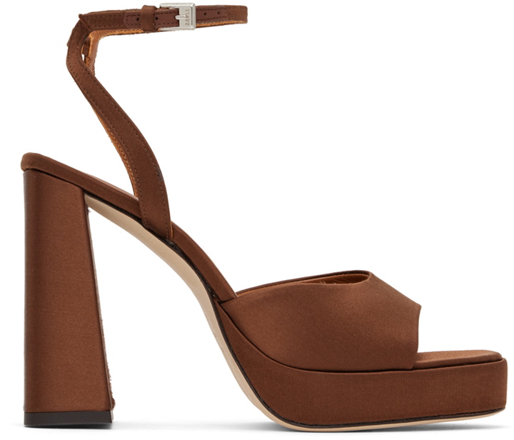 Photo: Staud Brown Solange Heeled Sandals