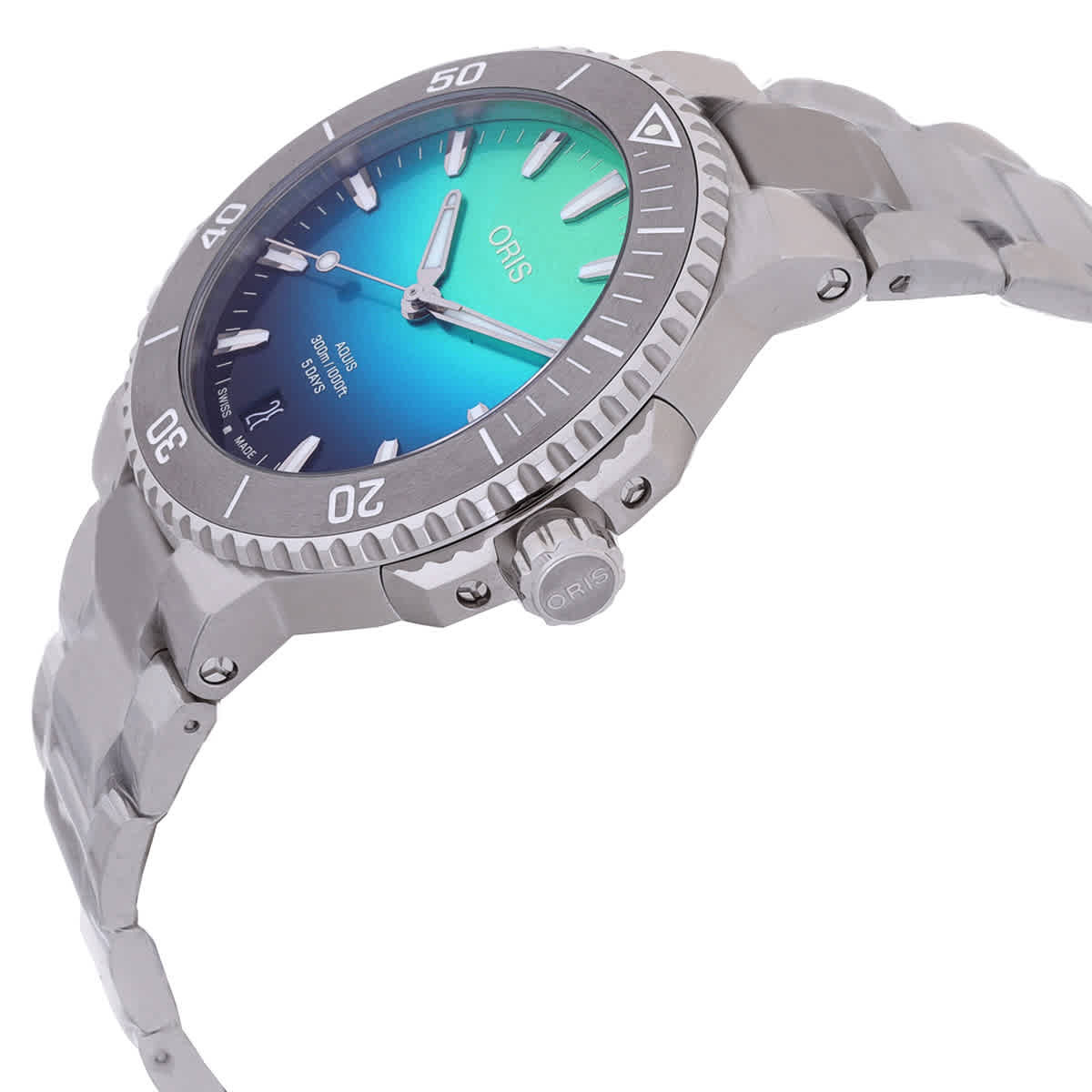Oris Great Barrier Reef Limited Edition IV Automatic Blue Dial Watch 01 400 7790 4185-Set