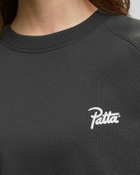 Patta Basic Raglan Crewneck Sweater Black Sweatshirts