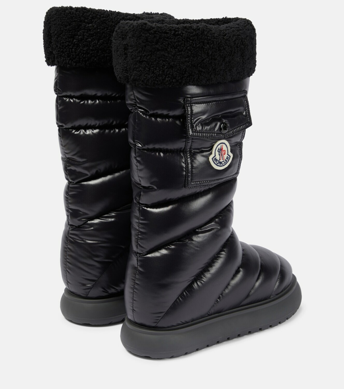 MONCLER ブラック Gaia Pull スノーブーツ Black Gaia Pull Padded Ankle Boots - Boots for Women