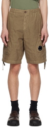 C.P. Company Brown Light Shorts