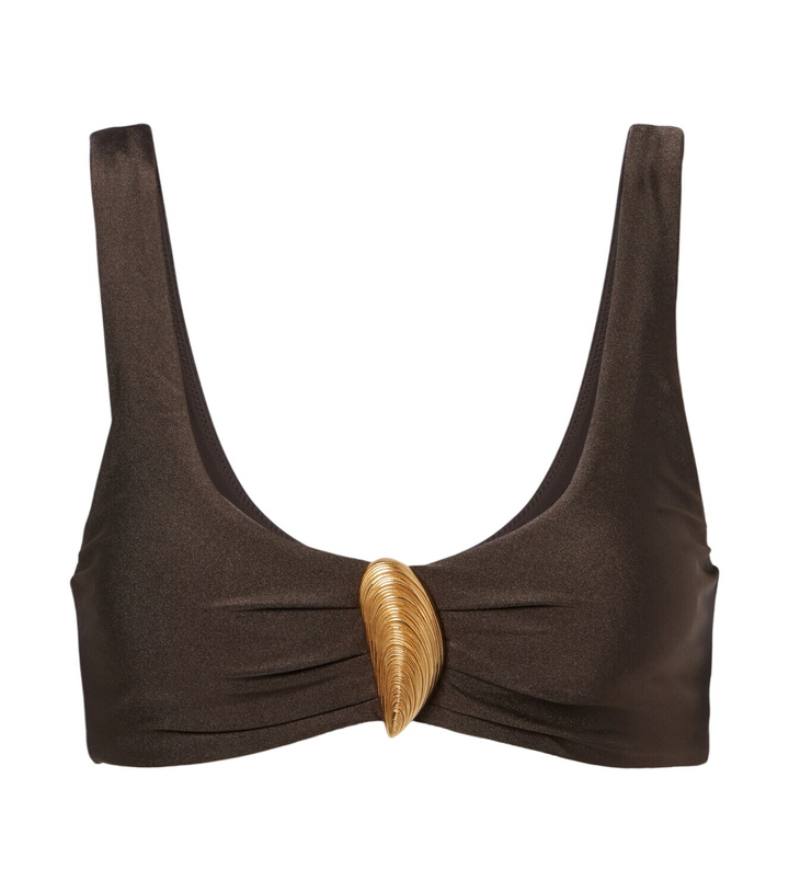 Photo: Simkhai Veyra appliqué bikini top
