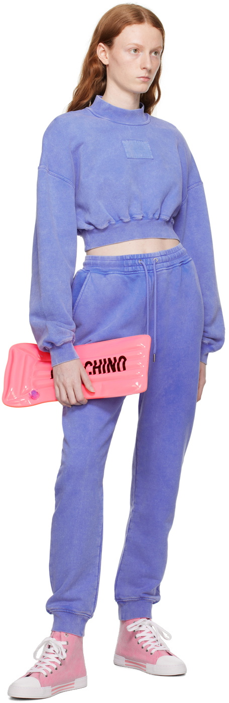 Moschino Jeans Purple Faded Lounge Pants