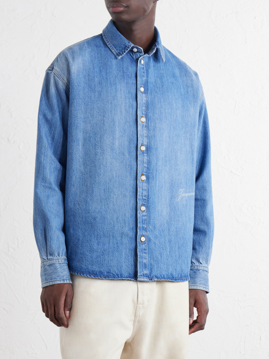 Jacquemus - Logo-Printed Denim Shirt - Blue