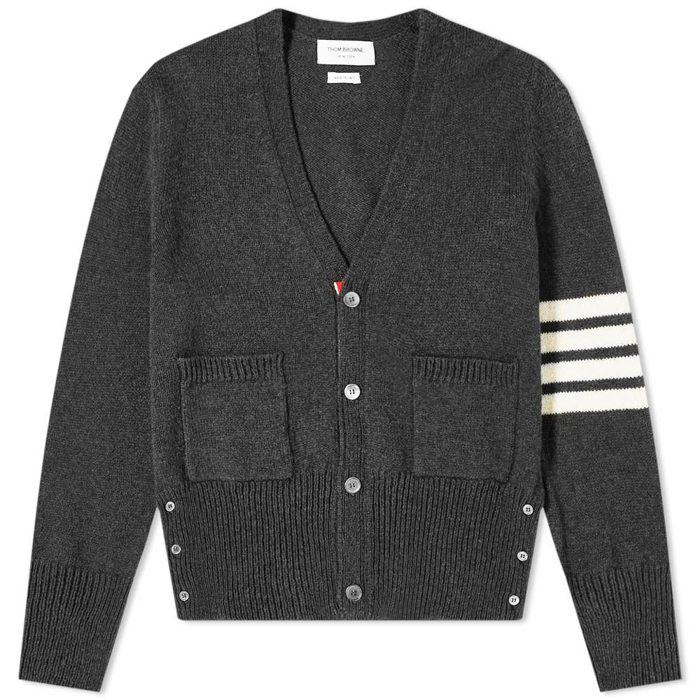 Thom Browne Arm Stripe Shetland Cardigan Thom Browne