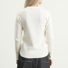 Beams Boy Women's Thermal Long Sleeve T-Shirt in Off Wht 
