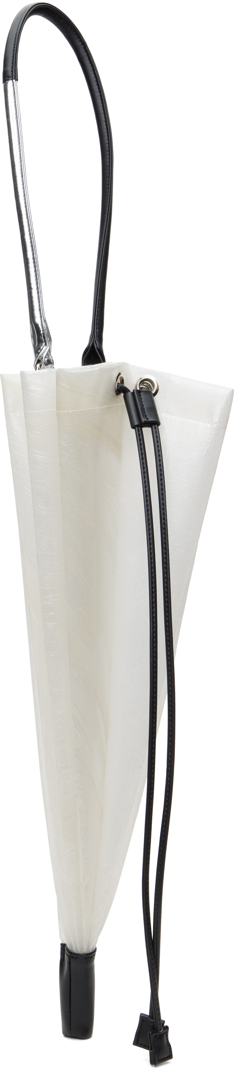 doublet White Upcycled Umbrella Bag