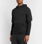 Lululemon - Mobility Train Quilted Shell and Jersey Half-Zip Hoodie - Black